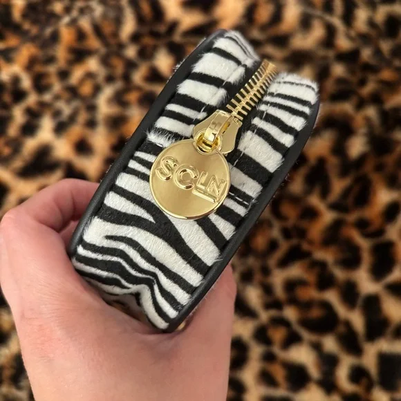 Stoney Clover Lane Petite Pouch in Zebra - Picture 3 of 5